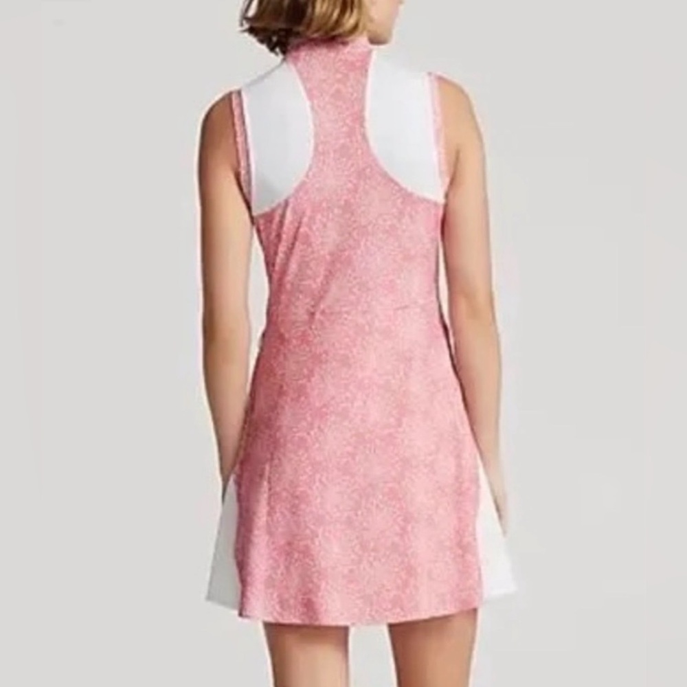 RLX Ralph Lauren Dress for Golf/Tennis/Pickleball Size M Pink/Peach Floral - Picture 2 of 16